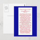 !!! U Creëer Onafhankelijkheidsverklaring Briefkaart (Voorkant / Achterkant)