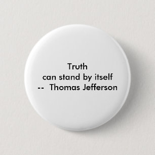 !!! U Creëer Truth kan op zichzelf staan Ronde Button 5,7 Cm