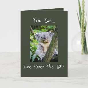 U de Heer bent de Verjaardag van de Koala "over Kaart