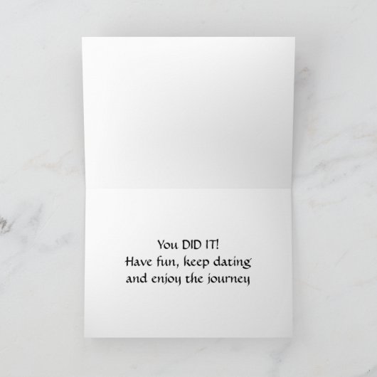 U DID IT - CARTE MARIAGE (Intérieur)