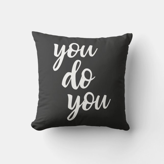 U doet uw assy Sarcasm Quote Kussen (Voorkant)