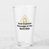 U-Draai teken Glas (Achterkant)