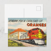 U een lading Sinaasappels trein sturen Briefkaart (Voorkant / Achterkant)
