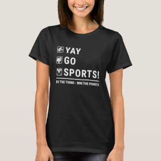 U gaat het citaat van Sport doet het ding winnen d T-shirt