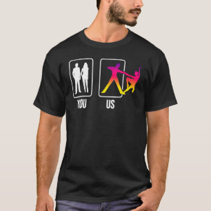 U gebruikt Ballroom Dancer Paar Couple Swing D T-shirt