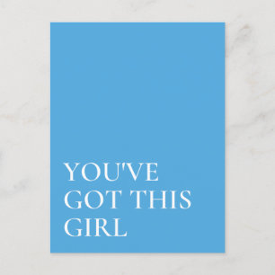 U hebt dit Inspirerend Briefkaart van het Citaat