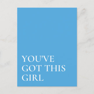 U hebt dit Inspirerend Briefkaart van het Citaat