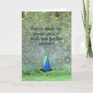 "U hebt me als Pauw" Trots gemaakt (FOTO) Kaart