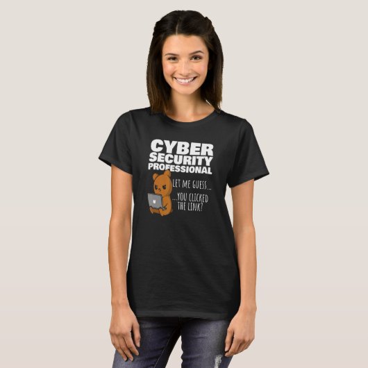 U hebt op de link Cybersecurity infosec geklikt T-shirt (Voorkant volledig)