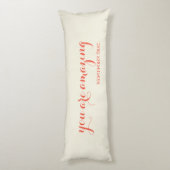 U herinnert zich dat citaat verbazingwekkend lichaamskussen (Achterkant (Verticaal))