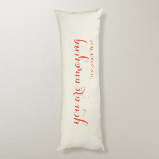 U herinnert zich dat citaat verbazingwekkend lichaamskussen (Achterkant (Verticaal))