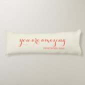 U herinnert zich dat citaat verbazingwekkend lichaamskussen (Voorkant)