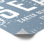 U, ik en het Zee Persoonlijke de Druk van het Beac Poster (Hoek)