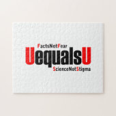 U is gelijk aan U - HIV Niet detecteerbaar - Weten Legpuzzel (Horizontaal)