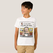 U is voor Udon, Ube en Uni Kinder T-shirt (Voorkant volledig)