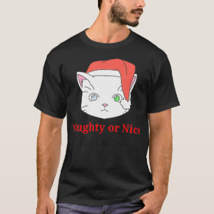 U kiest Kitty Cat Naughty of Nice T-shirt