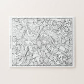 U-kleur van vogels en mazelen legpuzzel (Horizontaal)