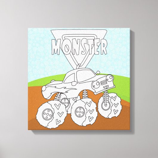 U kleurt me en voegt Uw Canvas TextWrapped (Gloss) (Voorkant)