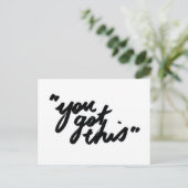 U kreeg Dit Briefkaart (Staand voorkant)