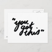 U kreeg Dit Briefkaart (Voorkant / Achterkant)