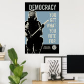 U krijgt wat u voor afdrukken stemt poster (Thuiskantoor)