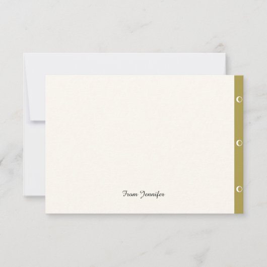 U kunt aanpassen bedankkaart (Voorkant)