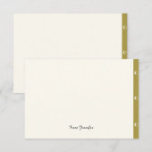 U kunt aanpassen bedankkaart (Voorkant / Achterkant)