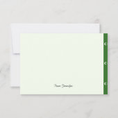 U kunt aanpassen bedankkaart (Voorkant)