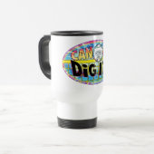 U kunt de kleurstof dig maken reisbeker (Voorkant links)