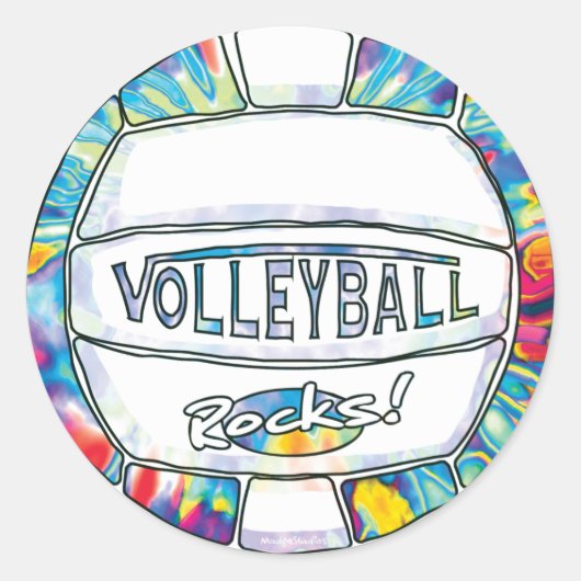 U kunt de kleurstof dig maken ronde sticker (Voorkant)