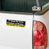 U kunt de wijziging behouden bumpersticker (Op Truck)