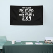 U kunt fix-stut niet verwerpen, maar u kunt het we spandoek (Beurs)