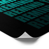 U KUNT het (aqua) Motivatie doen Poster (Hoek)