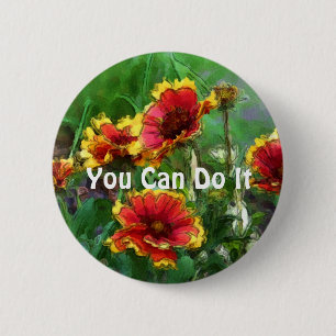 U kunt het Daisy Flowers Motivatie Button doen