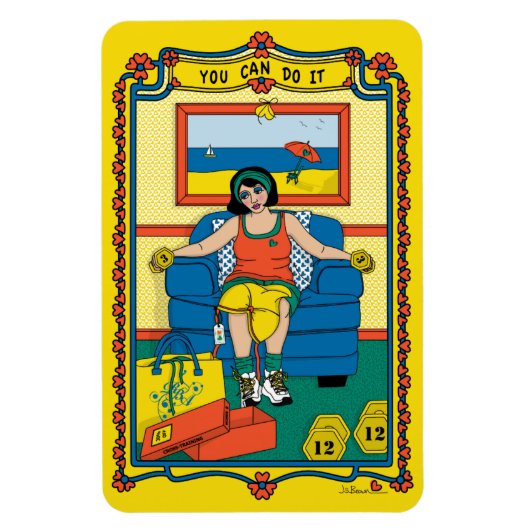 U kunt het doen_B_4x6 koelkast Magneet (Verticaal)