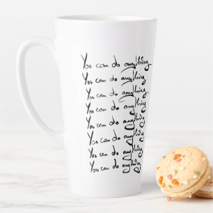 U KUNT IETS DOEN! Inspirerend prijsopgave Latte Mok