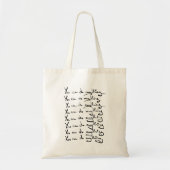 U KUNT IETS DOEN! Inspirerend prijsopgave Tote Bag (Voorkant)