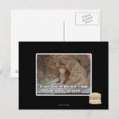 U kunt later het bed maken. briefkaart (Voorkant / Achterkant)