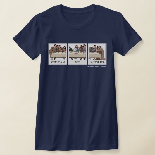 U kunt met ons zitten t-shirt (Laagn)