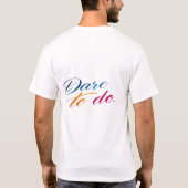 U kunt ook elementen uit deze suggesties combinere t-shirt (Achterkant)