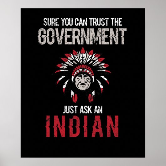 U kunt vertrouwen op de Amerikaanse dag van de reg Poster (Voorkant)