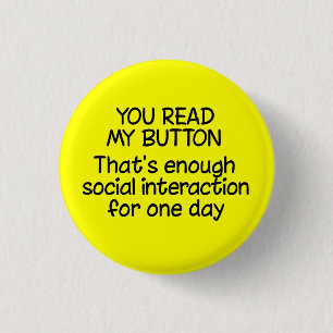 U leest mijn Button