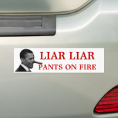 U LIE BUMPERSTICKER (Op auto)