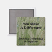 U maakt de Bedankt van de Dringende Waarden van he Magneet (Voorkant / Achterkant)