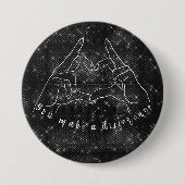 U maakt een Citaat van het Verschil Ronde Button 7,6 Cm (Voorkant)