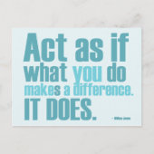 U maakt een verschil Motivatie Briefkaart (Voorkant)