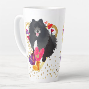 U MAAKT MIJN HARTJE ZWART - Lapphund latte mok