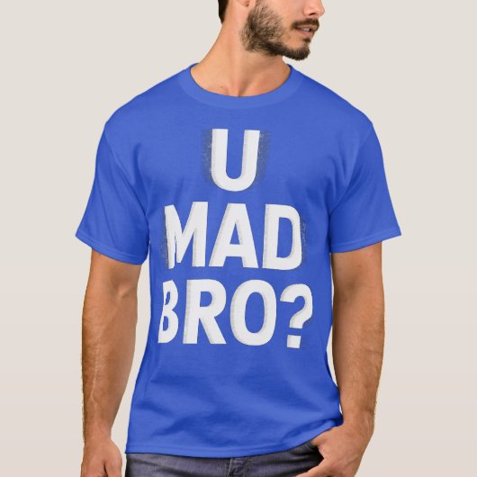 U Mad Bro Classic-fotokamer T-shirt (Voorkant)
