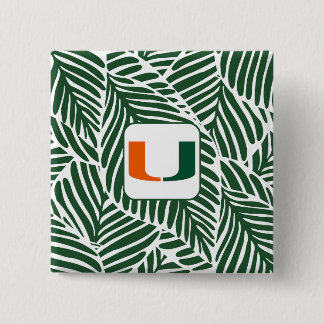 U Miami Knop Vierkante Button 5,1 Cm