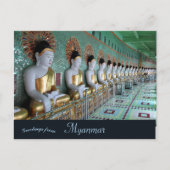 U Min Thonze Caves Sagaing Hills Mandalay Myanmar Briefkaart (Voorkant)